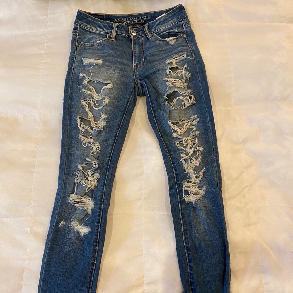 AMERICAN EAGLE super super stretch jeans